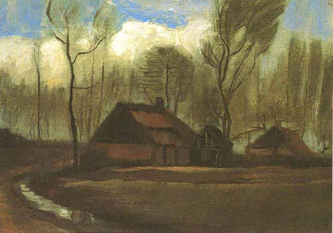  Farmhouse Among Trees